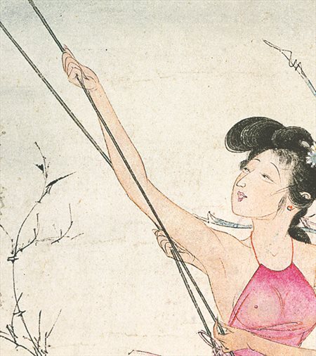 桃江-胡也佛的仕女画和最知名的金瓶梅秘戏图